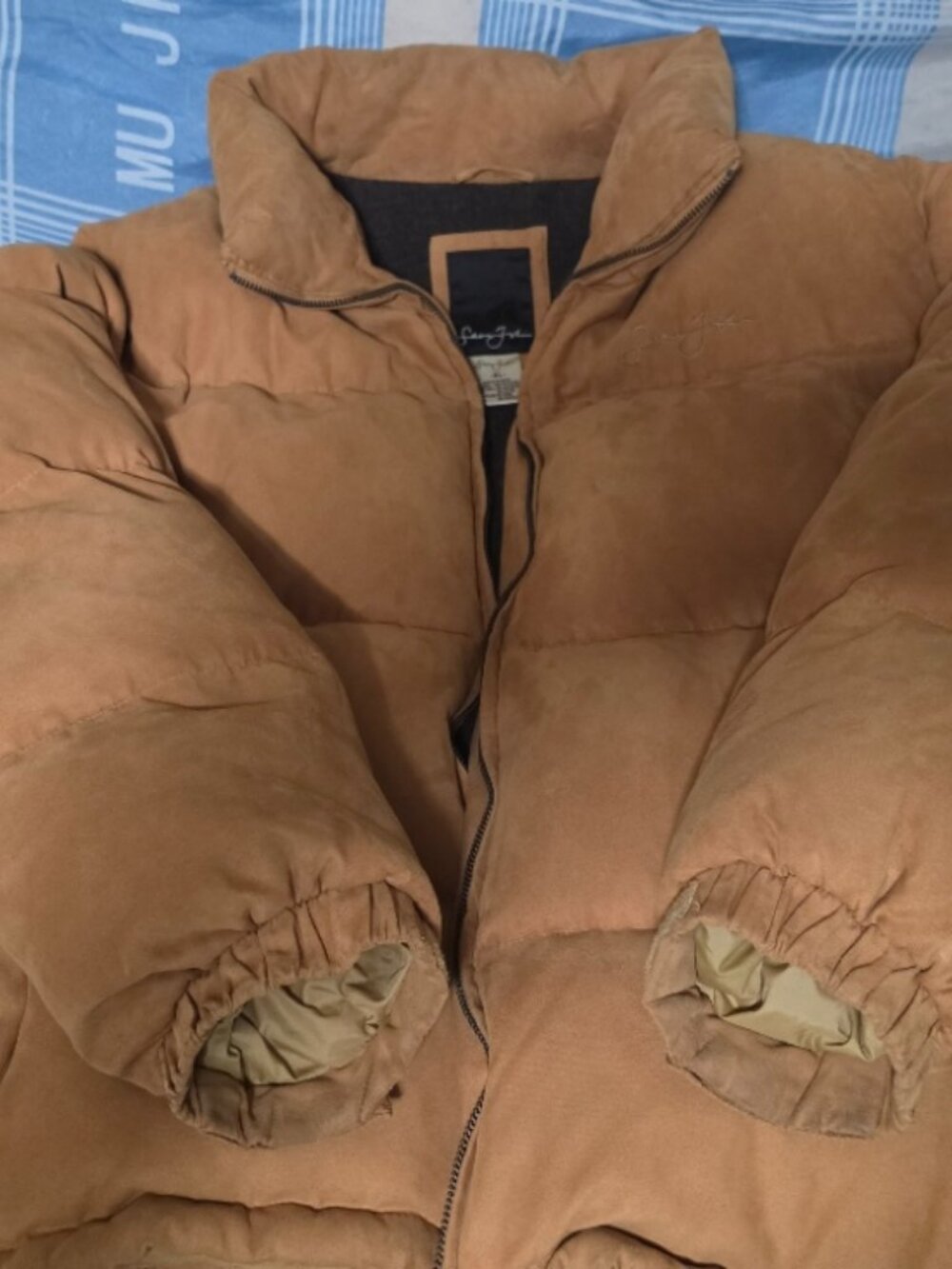 Sean John Suede Puffer Coat